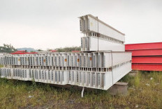 Pengangkutan Rangka Jembatan Lubuk Silandak Tunggu APBD Perubahan 2025