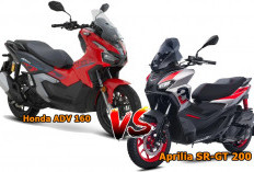 Paling Nyaman Buat Touring, Adu Honda ADV 160 Vs Aprilia SR-GT 200, Siapa Juara?