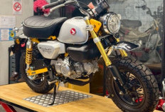 Bukan di Indonesia! Honda Monkey Moonlit Silver 2025, Dibanderol 2 Kali Lipat Scoopy