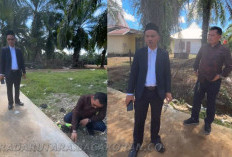 Pastikan Realisasi Pembangunan Tepat Sasaran, Ketua Komisi III DPRD BU Cek Lapangan