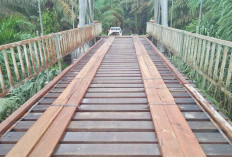 Jembatan Gantung Suka Pindah Tuntas Diperbaiki, Mobil Truk Jangan Over Tonase