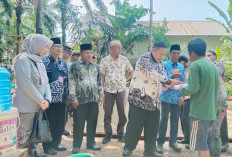 Bupati Huda Letakkan Batu Pertama Pembangunan Rumah Swadaya di XIV Koto