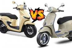 Adu Gengsi Skutik Retro! Simak Harga Vespa Primavera S dan Spek Honda Stylo 160