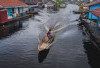 Desa Terapung Muara Enggelam, Eksotisme di Tengah Danau Melintang